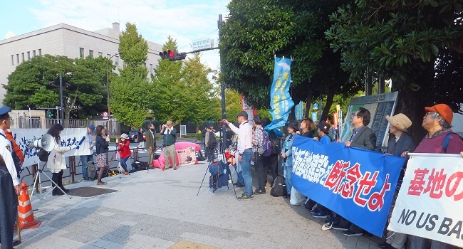 10.20官邸前緊急抗議行動