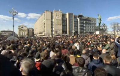 2017.03.26 ロシア各地で反汚職デモ