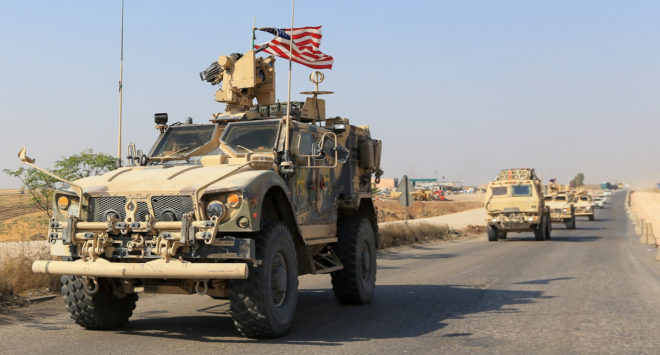 シリアから撤退する米軍