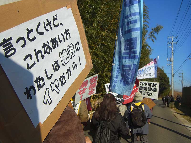 三里塚反対同盟 新年デモ 51
