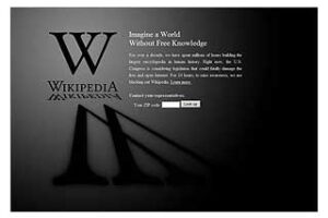 ウィキペディアやグーグル閉鎖、米海賊防止法案に一斉抗議