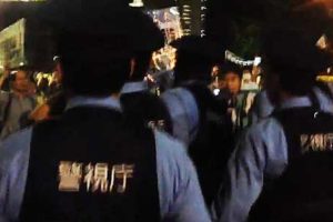 2014.06.17 集団的自衛権抗議行動への過剰警備