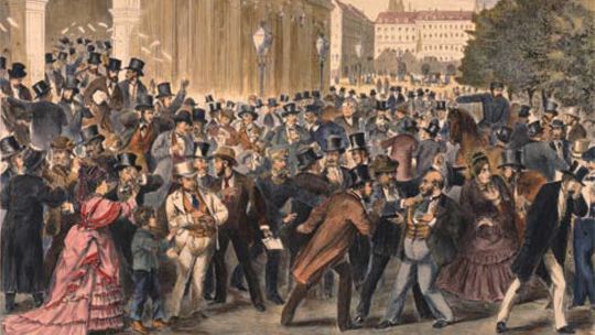 1873年の世界大恐慌 ウィーン証券取引所
