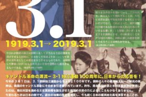 3・1朝鮮独立運動100周年東京行動