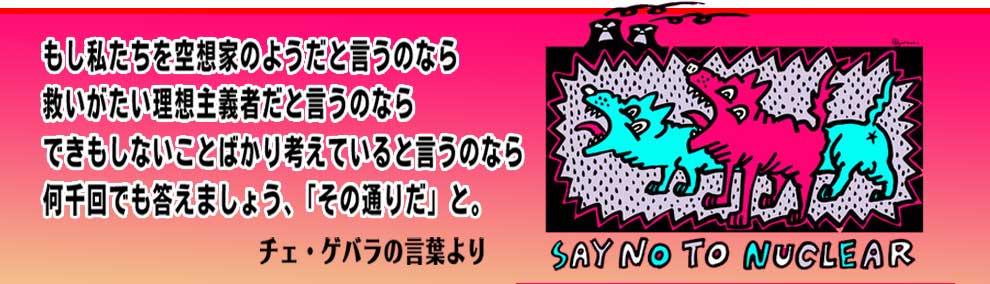 もし私たちを空想家のようだと言うのなら、救いがたい理想主義者だと言うのなら、できもしないことばかり考えていると言うのなら、何千回でも答えましょう。「その通りだ」と。チェ・ゲバラの言葉より