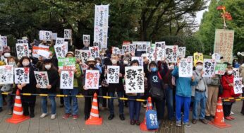 国会正門前３の日行動「安倍政治を許さない」「菅政治を許さない」
