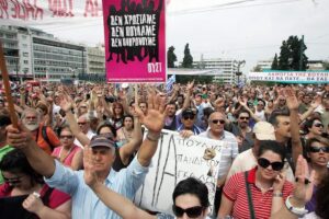 ギリシャ反緊縮デモ2011