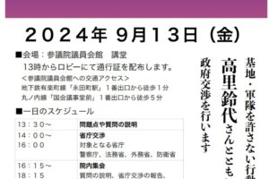 沖縄で相次ぐ米兵による性犯罪事件 隠蔽した日本政府の責任を問う 政府交渉・院内集会・抗議行動