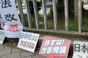 改憲発議阻止デモ　新自由主義を拒否する個人有志